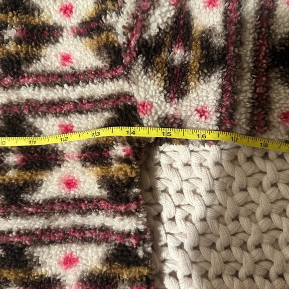 Carhartt Kids' Fleece Hoodie - Brown, Pink, and Cream - Picture 4 of 6